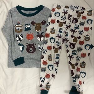 Toddler Boys Pajamas- Forest friends